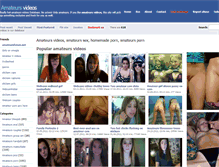 Tablet Screenshot of amateursvideos.net